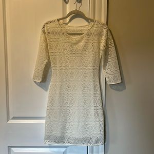 White Express Cutout Dress